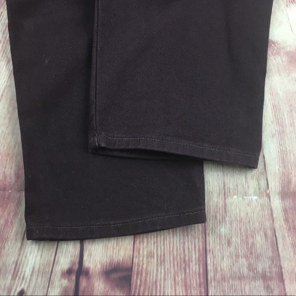 💸😻Wrangler Vintage burgundy jean size 13 junior - Picture 6 of 9